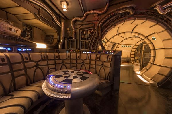 A Smuggler's Eye View of the Millennium Falcon Disneyland Star Wars: Galaxy's Edge Ride