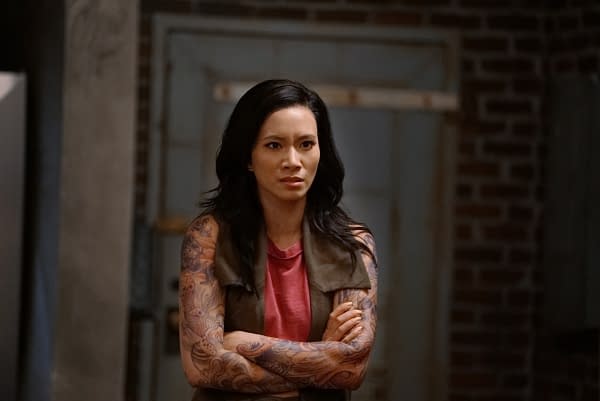 Black Lightning -- "The Book of Occupation: Chapter Four" -- Image BLK304a_0236b.jpg -- Pictured: Chantal Thuy as Grace Choi -- Photo: Annette Brown/The CW -- © 2019 The CW Network, LLC. All rights reserved.