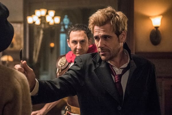 Matt Ryan as Constantine in DC's Legends of Tomorrow, courtesy of The CW.