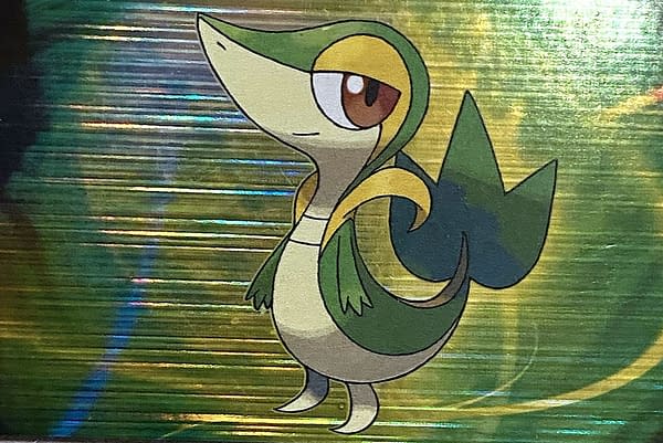 Snivy. Credit: Pokémon TCG