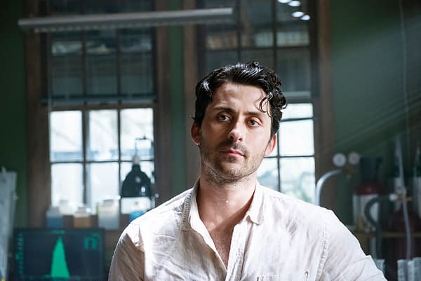 Swamp Thing -- "Pilot" -- Image Number: SWP101a_0090 V1 -- Pictured: Andy Bean as Alec Holland -- Photo: Brownie Harris / 2020 Warner Bros. Entertainment Inc. -- © 2020 Warner Bros. Entertainment Inc. All Rights Reserved.