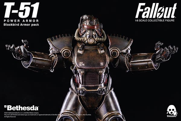 Fallout Blackbird Power Armor Set Arrives at threezero