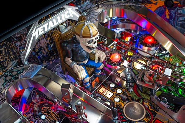 Stern Pinball Has Released the Metallica Remastered Pinball Table