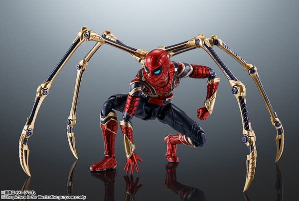 Spider-Man: No Way Home Iron Spider Swing on into S.H. Figuarts 