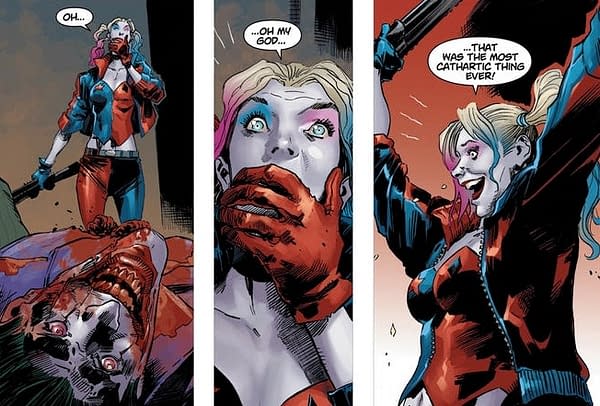 Harley Finally Gets Even with The Joker in Tomorrow's DCeased #3