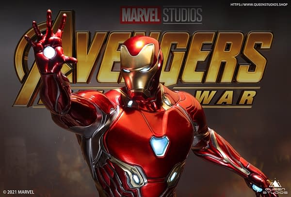 Iron Man Mark 50 Infinity War Armor Comes to Life With Queen Studios