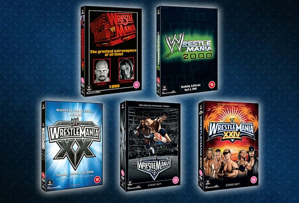 Five Classic WrestleMania Events Get UK DVD Re-Release