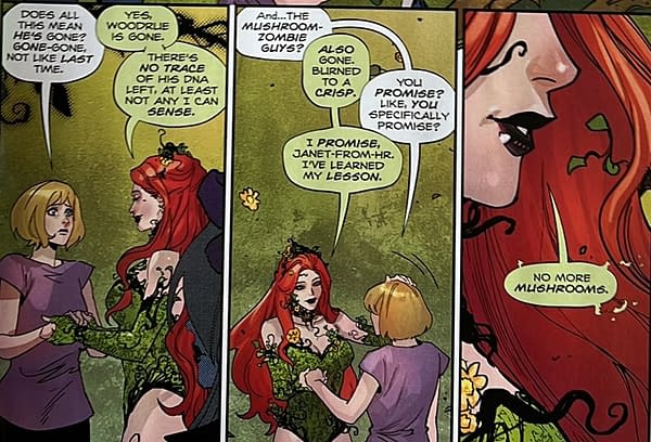 Poison Ivy Does An Impression Of Wanda Maximoff