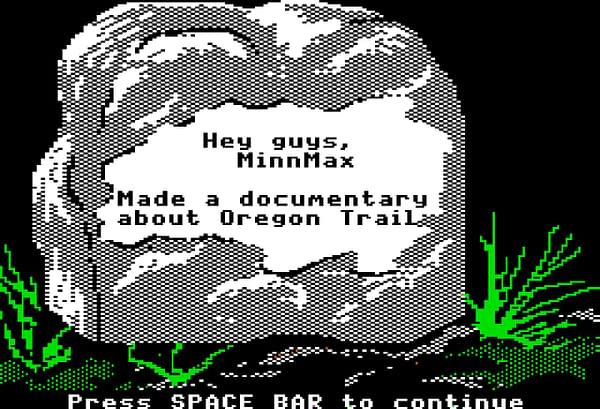We're not the first to do this joke, but few images suit The Oregon Trail better.