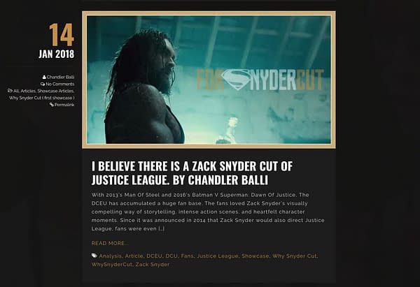 Website Finally Launches Outlining Plan to Turn Dream of Justice League Snyder Cut into Reality