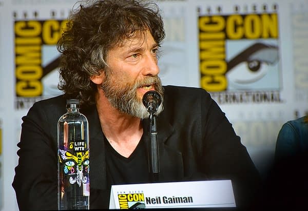 Frances McDormand Playing God in Good Omens [At SDCC with Neil Gaiman]