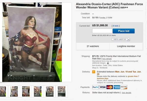 ACO Wonder Woman Variant Is Now a $1000+ Comic