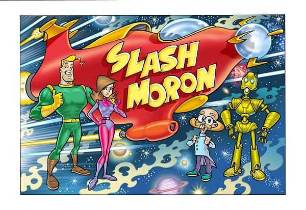 After Over Thirty Years Of Working in Comics, Bambos Georgiou Brings Us "Slash Moron"