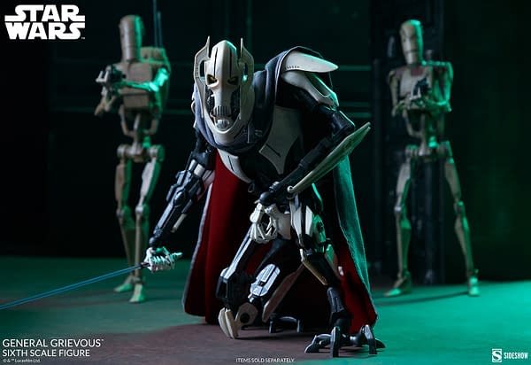 General Grevious Enters The War Thanks To Sideshow Collectibles