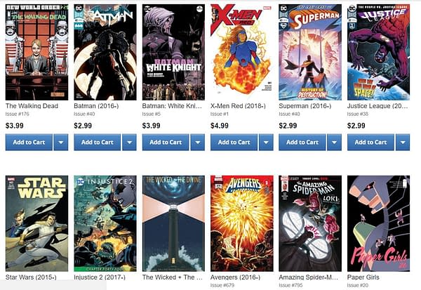 ComiXology Bestseller List 10th February 2018 &#8211; A New Governor Comes to the Walking Dead