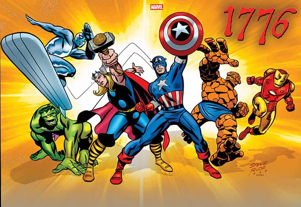 Cover image for 1776 #1 STEVE RUDE WRAPAROUND VARIANT