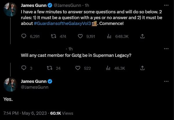 Superman: Legacy Cast Will Include GOTG Cast Member(s): James Gunn
