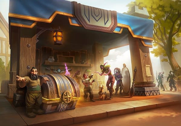 A look at the Trading Post in World Of Warcraft: Dragonflight, courtesy of Blizzard Entertainment.
