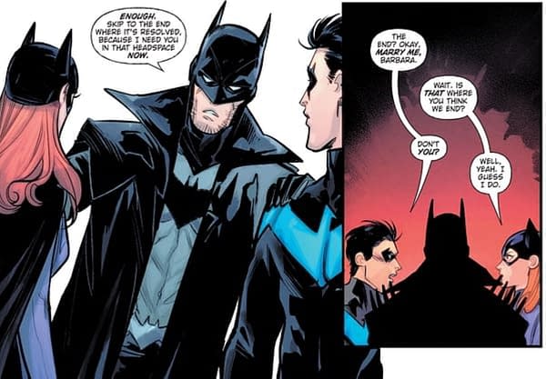 DC Comics' Nightwing, Batgirl and Starfire Triangle (Spoilers)