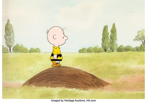 Peanuts - The Charlie Brown and Snoopy Show Charlie Brown Production Cel (Bill Melendez, c. 1980s). Credit: Heritage Auctions