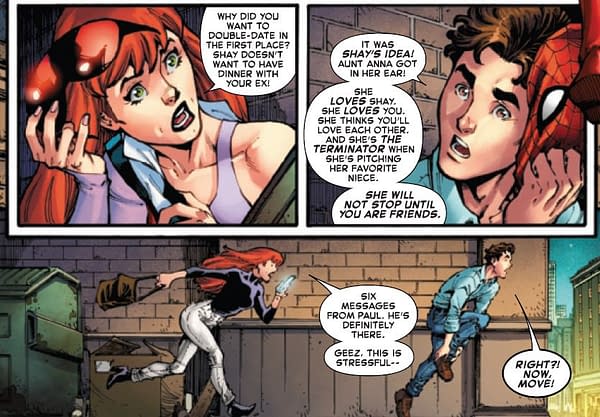 Peter Parker And Mary Jane in Zeb Wells' Final Amazing Spider-Man #60