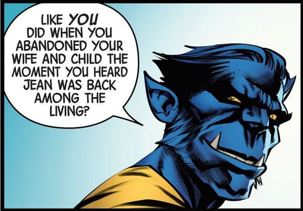 The Beast Slams Cyclops For Leaving His Wife And Kid (Spoilers)