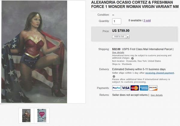 ACO Wonder Woman Variant Is Now a $1000+ Comic