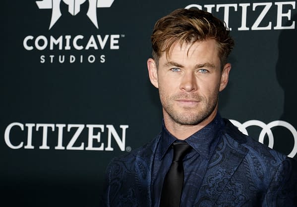 Chris Hemsworth at the World premiere of 'Avengers: Endgame' held at the LA Convention Center in Los Angeles, USA on April 22, 2019. Editorial credit: Tinseltown / Shutterstock.com