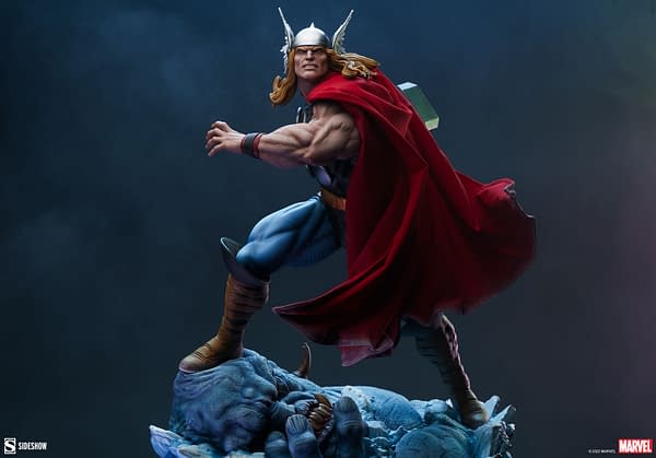 Thunder Strike Sideshow as They Debut New Marvel Comics Thor Statue