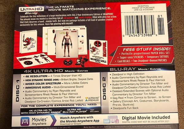 Deadpool Best Buy Exclusive Blu Ray Steelbook 2