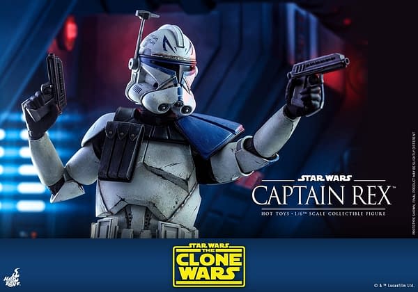 Star Wars The Clone Wars Captain Rex Figure from Hot Toys