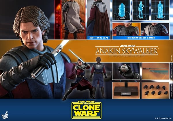 Star Wars Anakin Skywalker Returns to the Clone Wars with Hot Toys