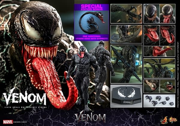 Venom Crash Lands On Earth With New Hot Toys Figure