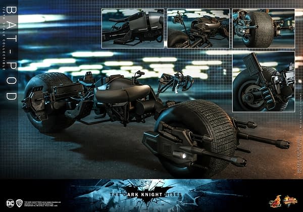 The Dark Knight Rises Bat-Pod Returns with Hot Toys Re-Release