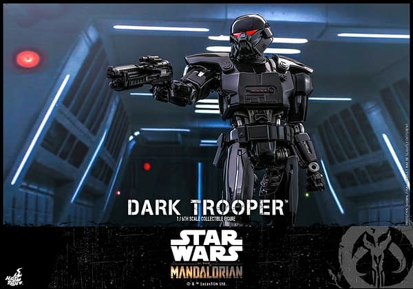 Star Wars The Mandalorian Dark Trooper Figure Debuts At Hot Toys