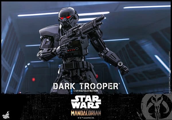 Star Wars The Mandalorian Dark Trooper Figure Debuts At Hot Toys