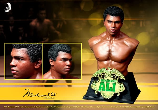 Muhammad Ali Gets Brand New 1/6th Scale Bust From Iconiq Studios