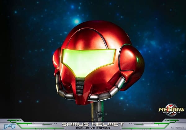 Metroid Prime Samus Aran Replica Helmet Lands at First 4 Figures