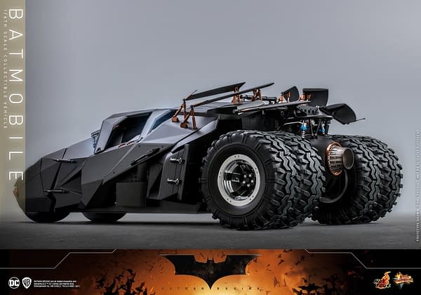 Hot Toys Debuts First 1/6 Vehicle With Batman Begins Batmobile Tumbler