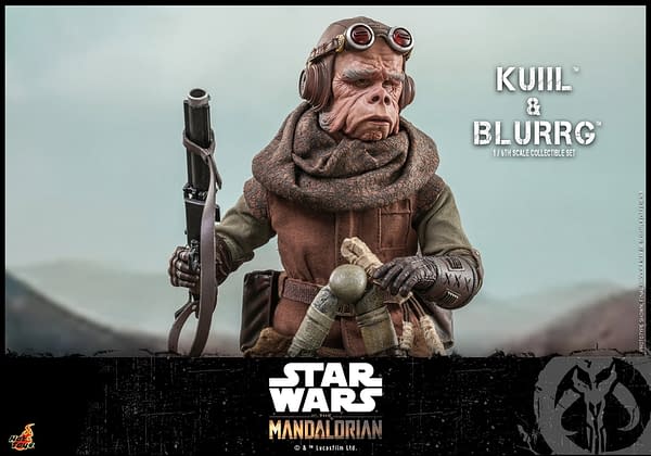 The Mandalorian Kuili Rides The Blurrg Once Again With Hot Toys