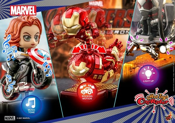 New Marvel MCU CosRider Collectibles Coming from Hot Toys