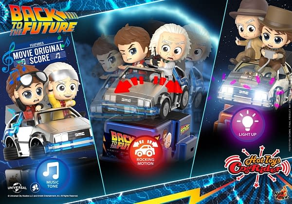 Back to the Future Trilogy CosRider Collectibles From Hot Toys