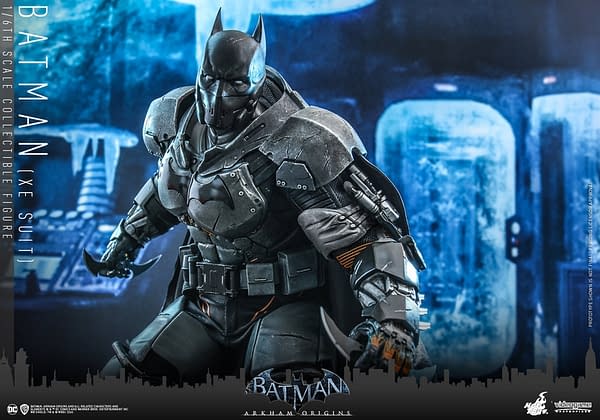 Batman: Arkham Origins XE Suit Deploys Into Gotham With Hot Toys