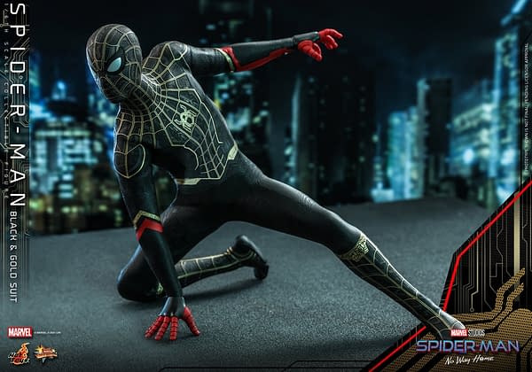 Spider-Man: No Way Home Black & Gold Suit Comes to Hot Toys