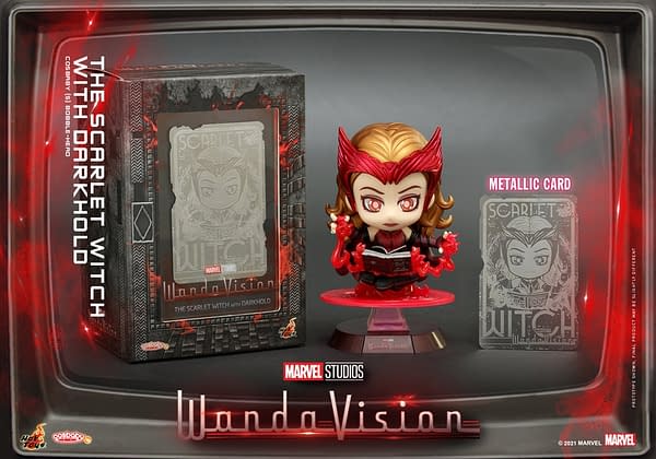 Scarlet Witch Wields the Darkhold With New Hot Toys Cosbaby