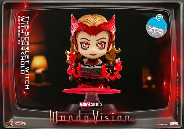 Scarlet Witch Wields the Darkhold With New Hot Toys Cosbaby