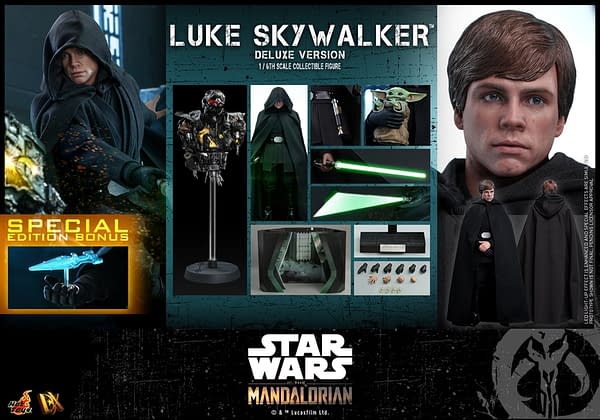 Star Wars The Mandalorian Luke Skywalker Comes to Hot Toys