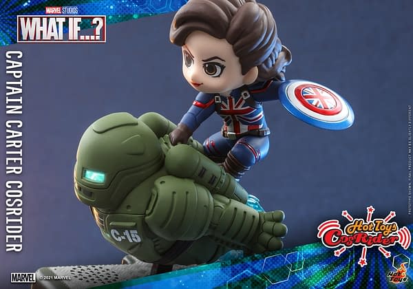 What If...? Captain Carter Gets Adorable CosRider Figure from Hot Toys
