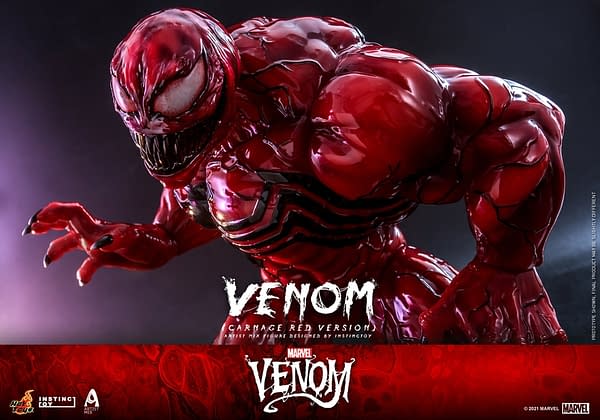 Venom Gets a Carnage Twist with Hot Toys Designer Artist Mix Figure