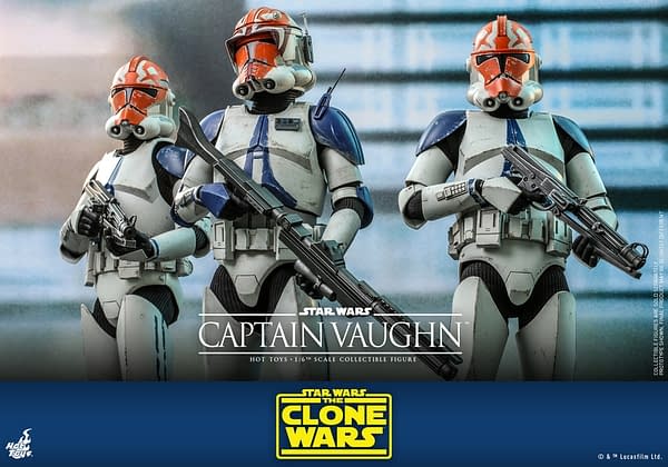 Star Wars: The Clone Wars Captain Vaughn Comes to Hot Toys